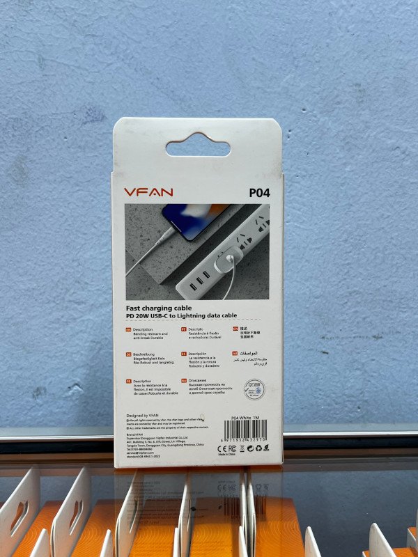 vfan usb c to lightning data cable